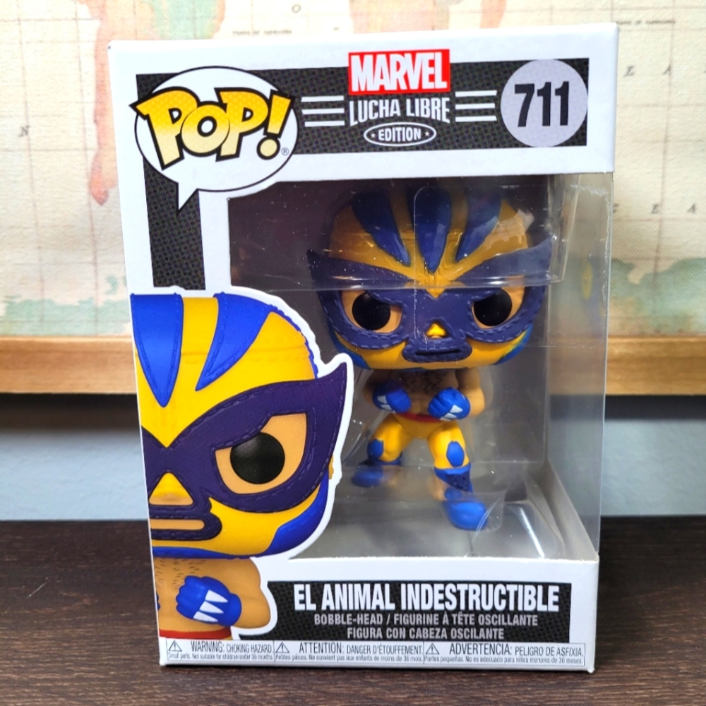 BRAND NEW Marvel Funko Luchadores Pop! Marvel El Animal Indestructible